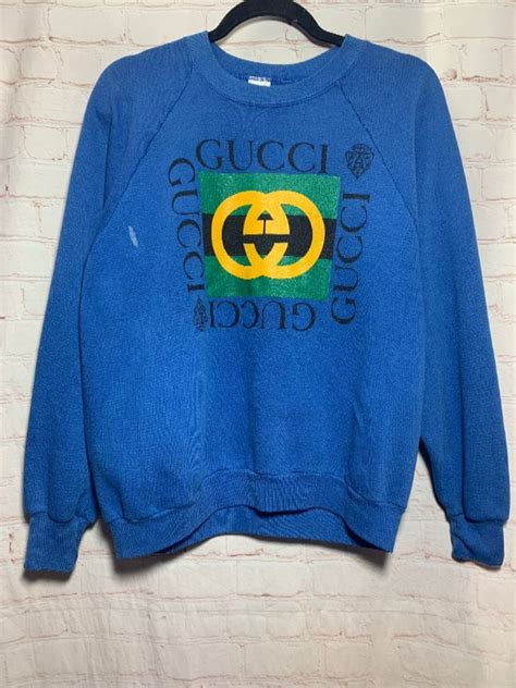 white vintage gucci crewneck|Vintage Gucci Sweaters .